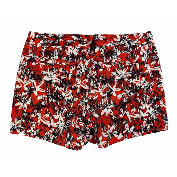 Banana Republic Womens Hampton Fit Red White and Blue Chino Shorts size 4 - Picture 2 of 8